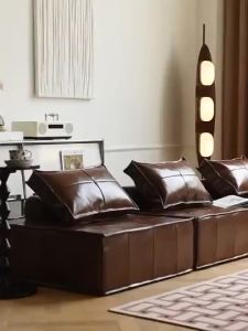UrbanSpace SG- Tofu block single sofa internet famous lazy sofa bedroom small sofa casual minimalist block combination