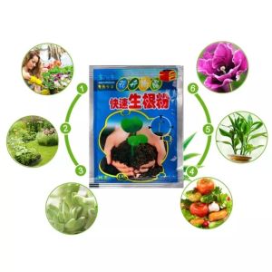 10 Bags 10g Rooting Powder Root Seedling Germination Aid Flower Anther Fertilizer