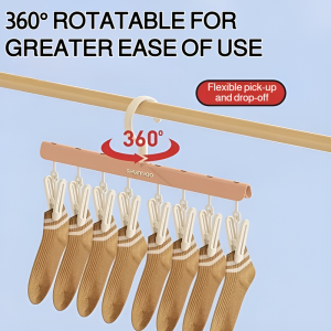 Drying Rack Durable Drying Underwear Multifunction 360° Rotation Practical Goodies Storage Cleaning