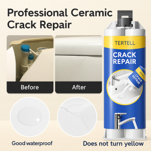 Porcelainlike Ceramic Repair Adhesive White Ceramic Repair Adhesive Strong Adhesive Waterproof Corrosionresistant Anticrac Crack Repair Glue
