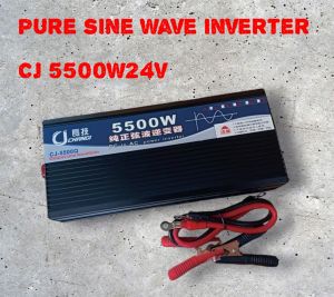 อินเวอร์เตอร์เพียวซายเวฟ 100% CJ 5500w24v เครื่องแปลงไฟ DC to AC 220v inverter