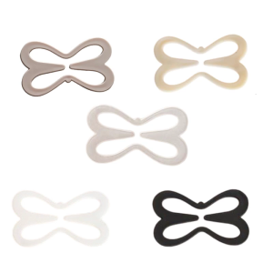 5pcs Áo ngực dây lưng hình chữ x Dây đeo clip cho Womens chống trượt che giấu Áo ngực dây sau lưng Clip Dụng cụ giữ quai áo ngực áo ngực chuyển đổi Clip