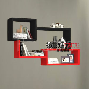 Rak Kayu Hiasan Pajangan Dinding Ruangan Rak Tempel Serbaguna Forniture Dekorasi Rumah Rak Terbaru