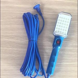 AE Đèn sửa chữa ô tô cầm tay kiểu châu Âu có móc và nam châm mạnh dùng cho bảo dưỡng xe. LED Thương mại đèn chiếu sáng quốc tế