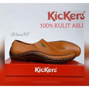 Sepatu Casual Pria Kickers 072 Kulit Sapi Pria formal Fantopel Kerja