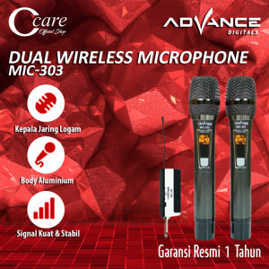 Advance MIC-303 Microphone Wireless Dual Microphone