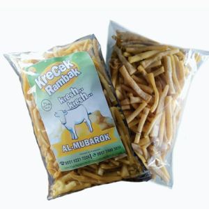 (STIK MIE/KECIL) Krecek Kerupuk Kulit Sapi / Krecek Rambak Sapi / Produsen Rambak Kulit Sapi / Kerupuk Rambak Murah dan Berkualitas / Krupuk Dorokdok Mentah / Kerupuk Jangek Kulit Sapi (1 Kg)