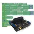 Arduino Shield Expansion Board 6-12V with 4 Channels Motors Servos Ports PS2 Joystick Remote Control. 
