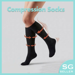 [SG Stock] Medical Grade Compression Socks for Men Women Pregnancy Pain Relief Running Flight