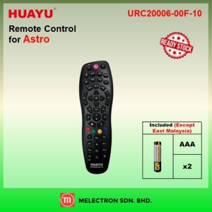 HUAYU URC20006-00F-10 10 in 1 Astro/Hypptv/MYTV/DVTV/PAN.TX Remote Control