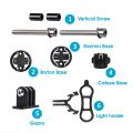Barfly Sepeda Alloy untuk XOSS G+ Gopro Garmin Bryton Cateye Extender Mount Holder Alloy Front Bike Stem Extension. 