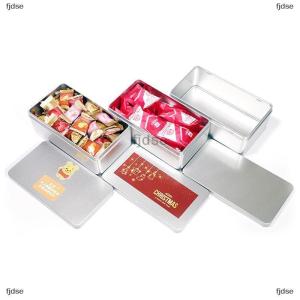 [COD] fjdse กล่องใส่สบู่เคลือบดีบุกขนาดเล็กกิ๊บโลหะทรงสี่เหลี่ยมเล็กกล่องเหล็กทรงสี่เหลี่ยมเล็กกล่องเก็บเครื่องประดับเล็บกล่องยาเม็ดลูกกวาดสวยงาม