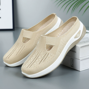 Korean womens slip on shoes casual flat shoes for women boat shoes breathable rubber walking shoes sneaker shoes