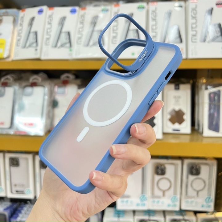 Ốp lưng Mutural nhám Hỗ trợ sạc magsafe cho iPhone 14 Pro Max, 14 Pro ...