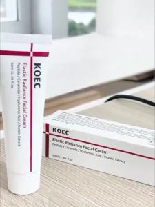 KOEC Elastic Radiance Facial Cream with Peptides Ceramides & Centella Asiatica Soothing Moisturizer for Face Cream 1.69 Fl. oz2026