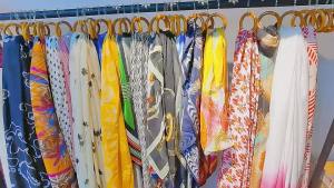 Customizable  Printed Lightweight Silk Scarf Fashionable Bandana with Own Design Winter Christmas Gift Scarf