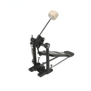 Drum Pedal with Drum Wool Beater Aluminium Alloy Singles Drum Pedal Drum.