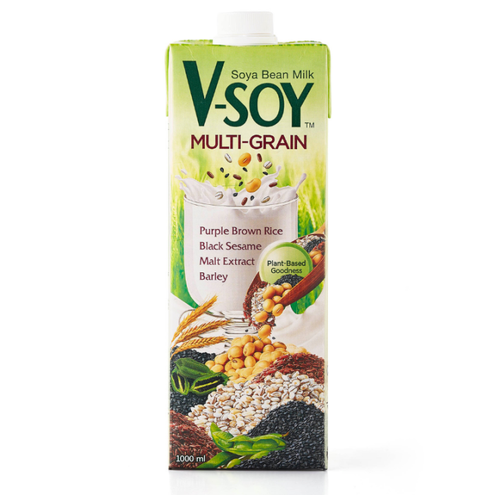 VSoy MultiGrain Soya Bean Milk UHT 1000ML Lazada