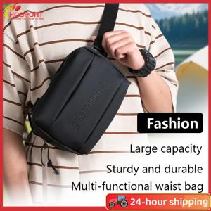 【HOSPORT】PU Outdoor Chest Bag Fashion Fanny Pack Adjustable Strap Multifunctional Shoulder Bag Large Capacity Outdoor Travel Bag