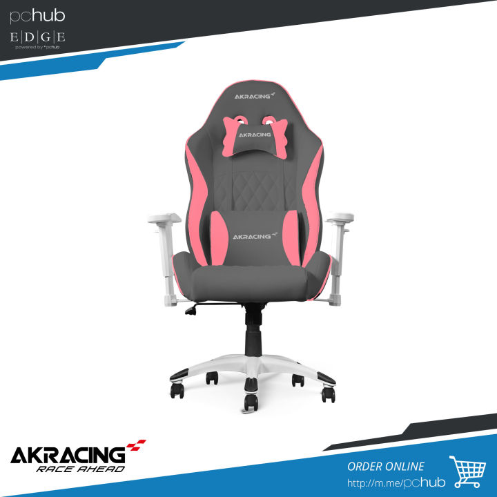 AKRacing California Gaming Chair Fox grey pink Lazada PH