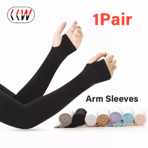 CCW 1 Cặp Tay Áo Mùa Hè Sun UV Bảo Vệ Ice Mát Đi Xe Đạp Chạy Câu Cá Leo Núi Lái Xe Arm Bìa Hâm Nóng Cho Nam Giới Phụ Nữ