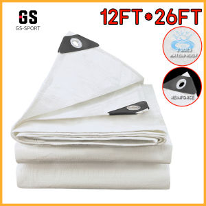 trapal waterproof makapal size 12ft x26ft/19ft x26ft White trapal lona outdoor sale truck cover Multiple sizes available