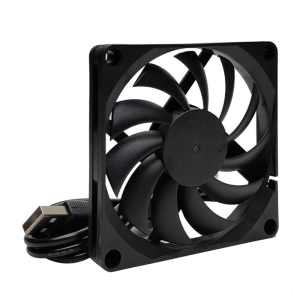 5V USB PC Router Fan 80mm Cooling Fan Brushless Portable Cooling Fan Replacement for Router Modem TV Box Electronic