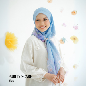 [BUY 3 GET 1 FREE HIJAB] HIRA - Hijabwanitacantik - Segiempat Purity Scarf Jumbo Series | Hijab Polycotton Premium | Hijab dengan Lasercut