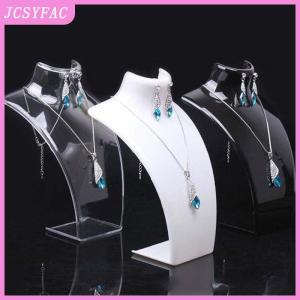 JCSYFAC  Jewelry Display Fashion Model Necklace Mannequin Pendant Earring Showing Stand