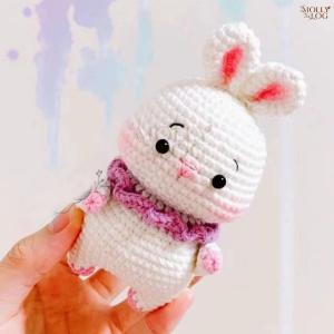 SG STOCK 12 Zodiac DIY Crochet Keychain Kit Beginner-Friendly DIY Crochet Kit 12 Chinese Zodiac Animal Keychain with Yarn Hook
