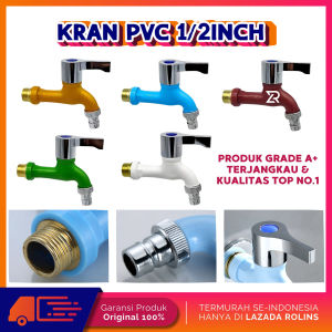 Kran Air Plastik 1/2" Drat Kuningan / Kran Taman Mesin Cuci Tahan Korosi HIGH QUALITY