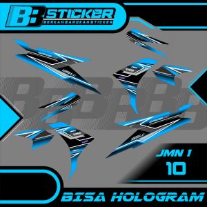 Striping Jupiter MX NEW 135 BISA HOLOGRAM Sticker Setiker Jmn 1