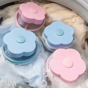 Washing machine hair remover cleans mesh bags Washing machine floating filters remove sticky wool mesh bags