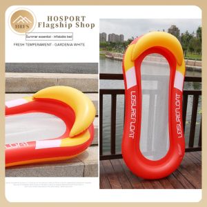 Vibrant Inflatable Lounger Chair for Water Fun - Ideal for Swimming Pool and Beach Parties