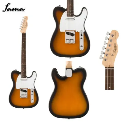 [FAMA]Squier by Fender Debut Telecaster Electric Guitar with White Pickguard Laurel FB