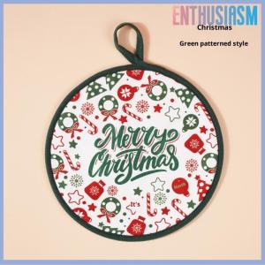 【Enthusiasm】🌟🌟【Hot Sale】🎈 New Christmas Hand Towel Hanging Type Thickened Coral Fleece Towel Kitchen Absorbent Quick Drying Rag Cartoon Hand Towel