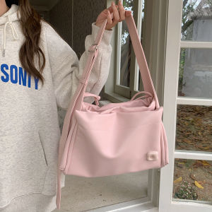 bag for women 2025 sling bag for women new style Large Capacity Pink Student Class Leisure Commuter Tote Large Bag New High-end Sense Shoulder Crossbody Bag for Women