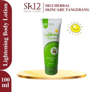 SR12 LIGHTENING BODY LOTION PEMUTIH BADAN with SPF 30+++ / SUNBLOK TUBUH PENCERAH KULIT BELANG