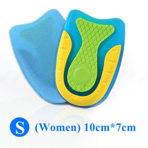 VTTO 1Pair Silicone Pads for Women Men Heel Cups Pads for Spur And Fascitis Plantar Pain Relief Gel Half Insoles for Shoes Inserts