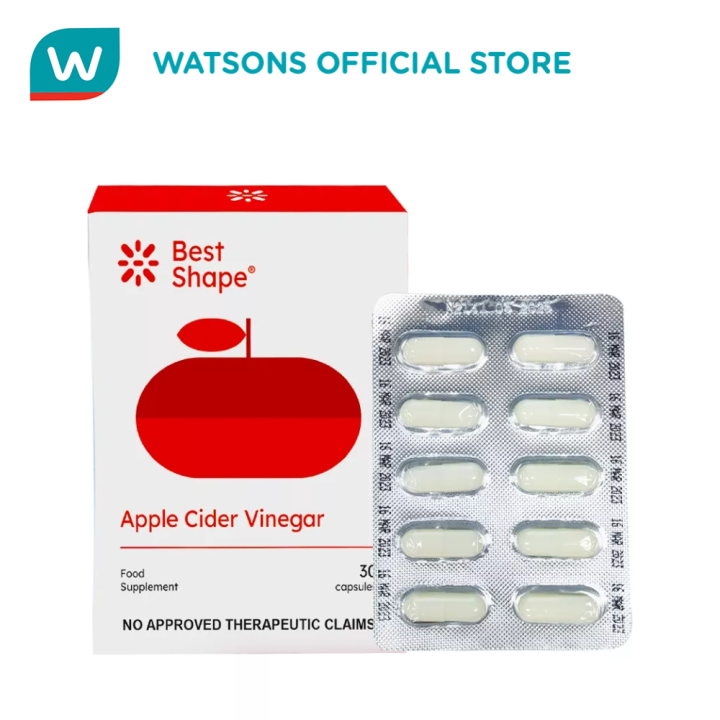 BESTSHAPE Apple Cider Vinegar Capsule 600mg 1s [sold per piece]