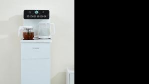 美菱智能茶吧机家用全自动多功能泡茶机立式制冷热下置水桶饮水机