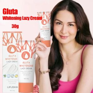 Gluta Whitening Lazy Cream 30g BB Cream Moisturizing Firming Brighten Skin Remove Melanin
