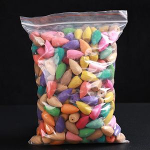 EKILLERLY Anti-Odour Pack Of 30/60/100/300/600 Home Decoration Floral Lavender Sandalwood Aloes Incense Cones Backflow Incense Reflux Aromatherapy Cone Incense