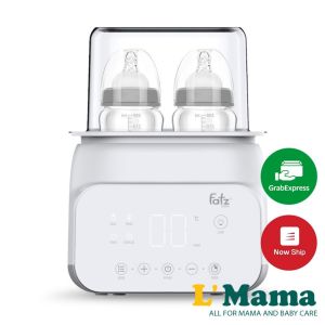 Máy Hâm Sữa Tiệt Trùng Điện Tử Duo 4 Fatzbaby FB3095MX Bảo Hành Chính Hãng 12 Tháng