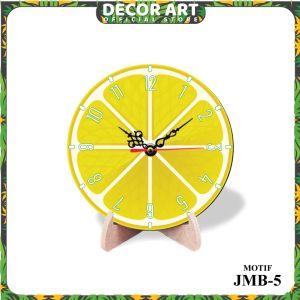 Decor Art - Jam Meja Motif Buah Buahan (Kode: JMB)