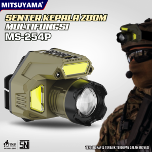 Mitsuyama Senter Kepala Zoom Multifungsi 50W MS-254P