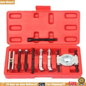 9Pcs Bearing Extractor Suit Wear Resist Metal Bearing Disassembly Tool Wheel Removal Tool Set Car Repairment Accessories