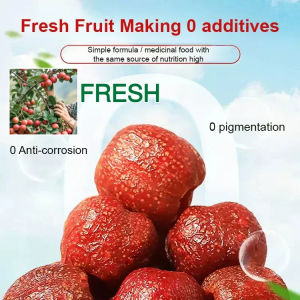 Seedless Hollow Hawthorn Preserved Fruit  Pembuka Selera Masam Manis Dibungkus Secara Individu Seedless Hollow Hawthorn Fruit 去核山楂蜜饯