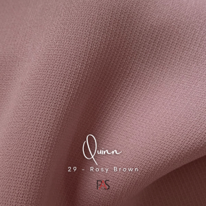 [MINIMAL 2X KLIK UNTUK 1 YARD] Kain Polyester Ecer Bahan Quinn Premium HARGA PER 1/2 YARD