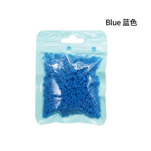 1Pack 1000 Pcs Dental Orthodontic Separator Blue Purple Tie Elastic Band Brace Force  Rubber Ring Radio Opaque Blue Ring